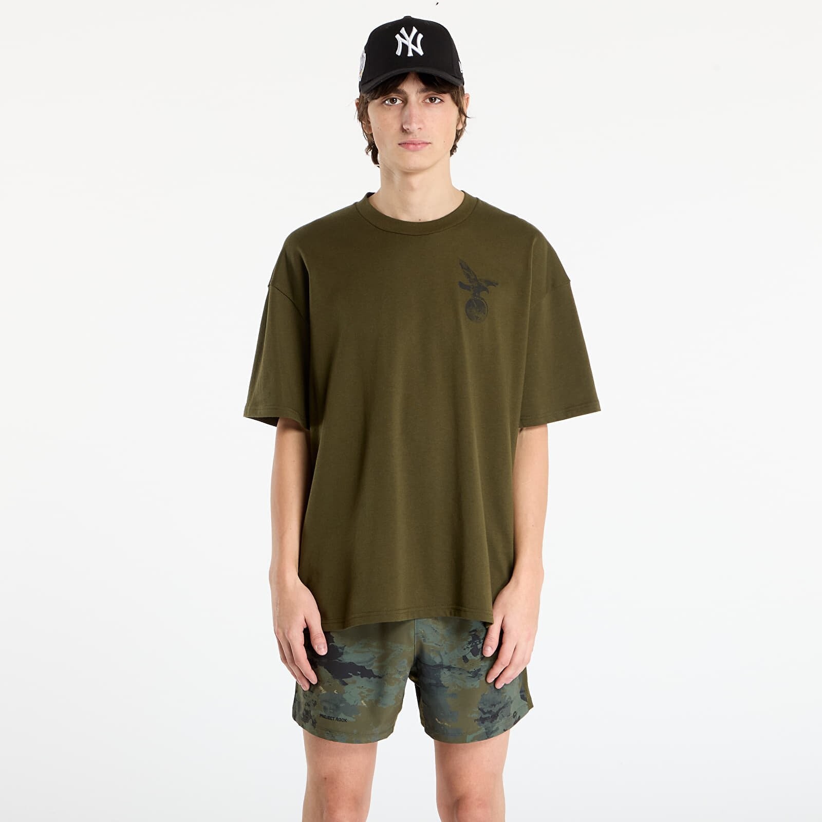 Tričko Under Armour Project Rock SS Q4 ST Expedition Green S