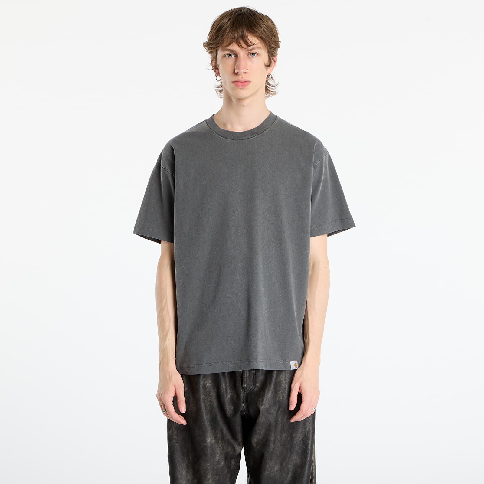 Tričko Carhartt WIP S/S RGGD T-Shirt UNISEX Black Garment Dyed XS