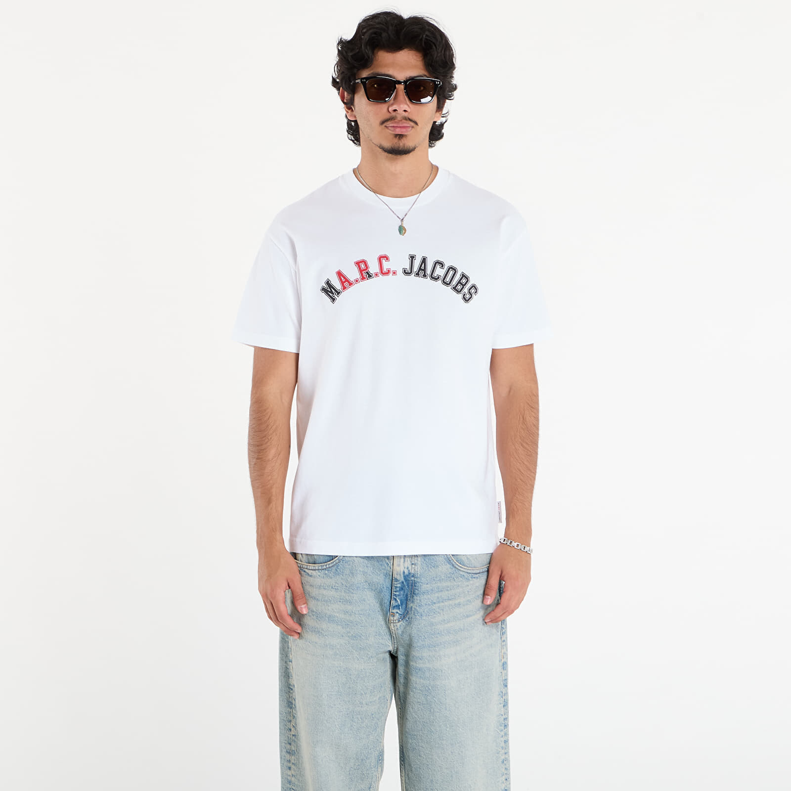 Tričko A.P.C. x Marc Jacobs Boxy Fit UNISEX Tee Blanc XL