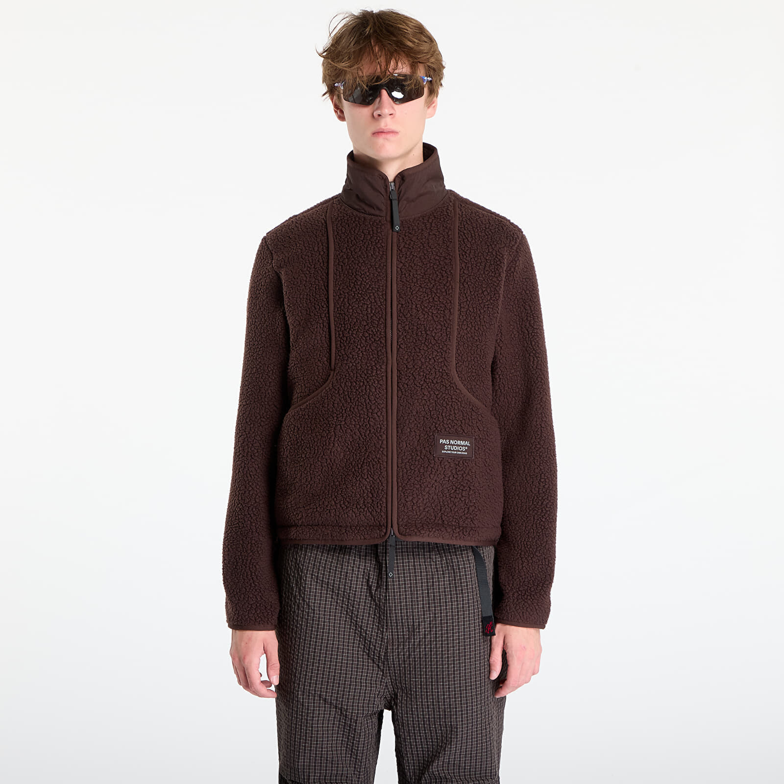 Bunda Pas Normal Studios Off-Race Pile Fleece Jacket Light Brown L