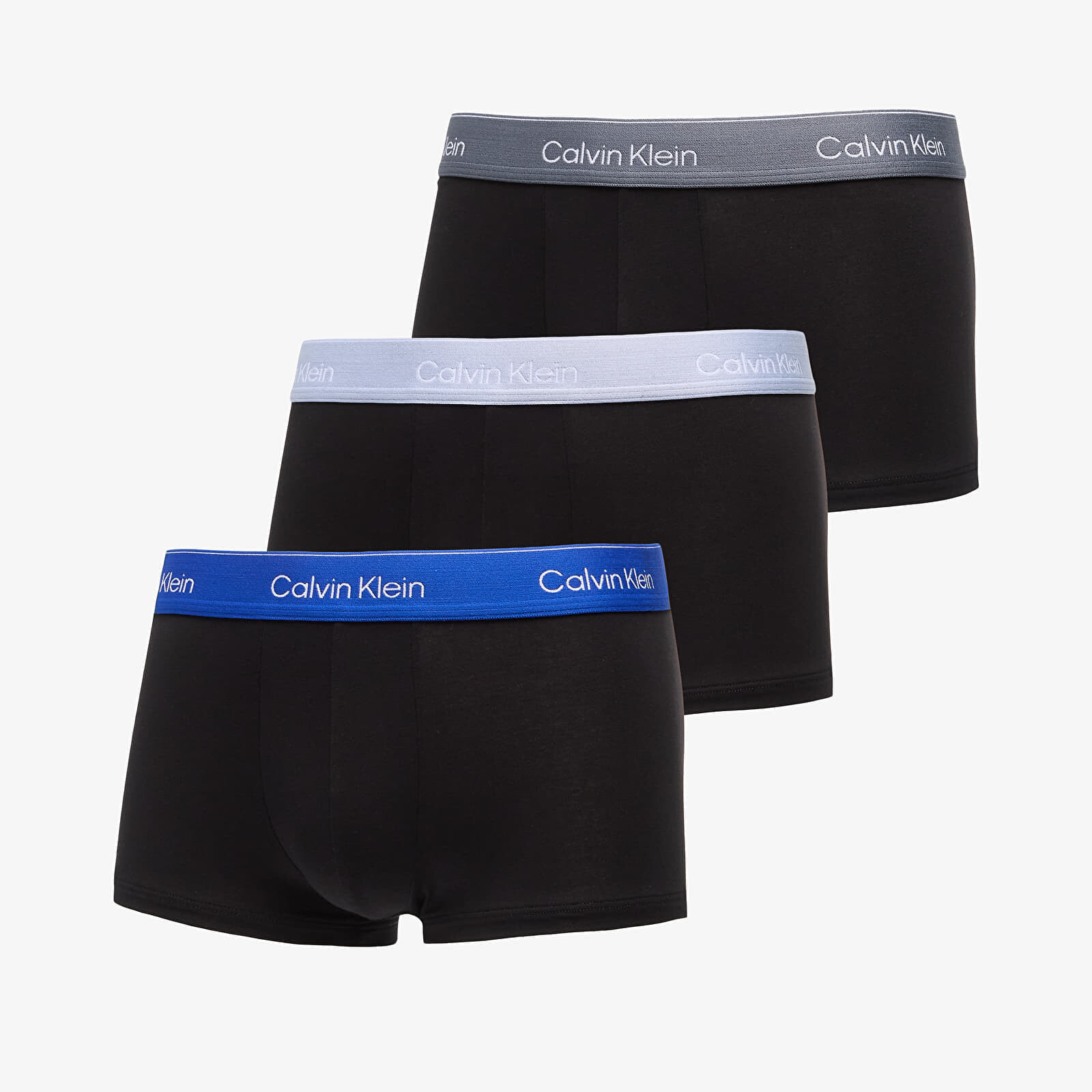 Boxerky Calvin Klein Low Rise Trunk 3-Pack Blue L
