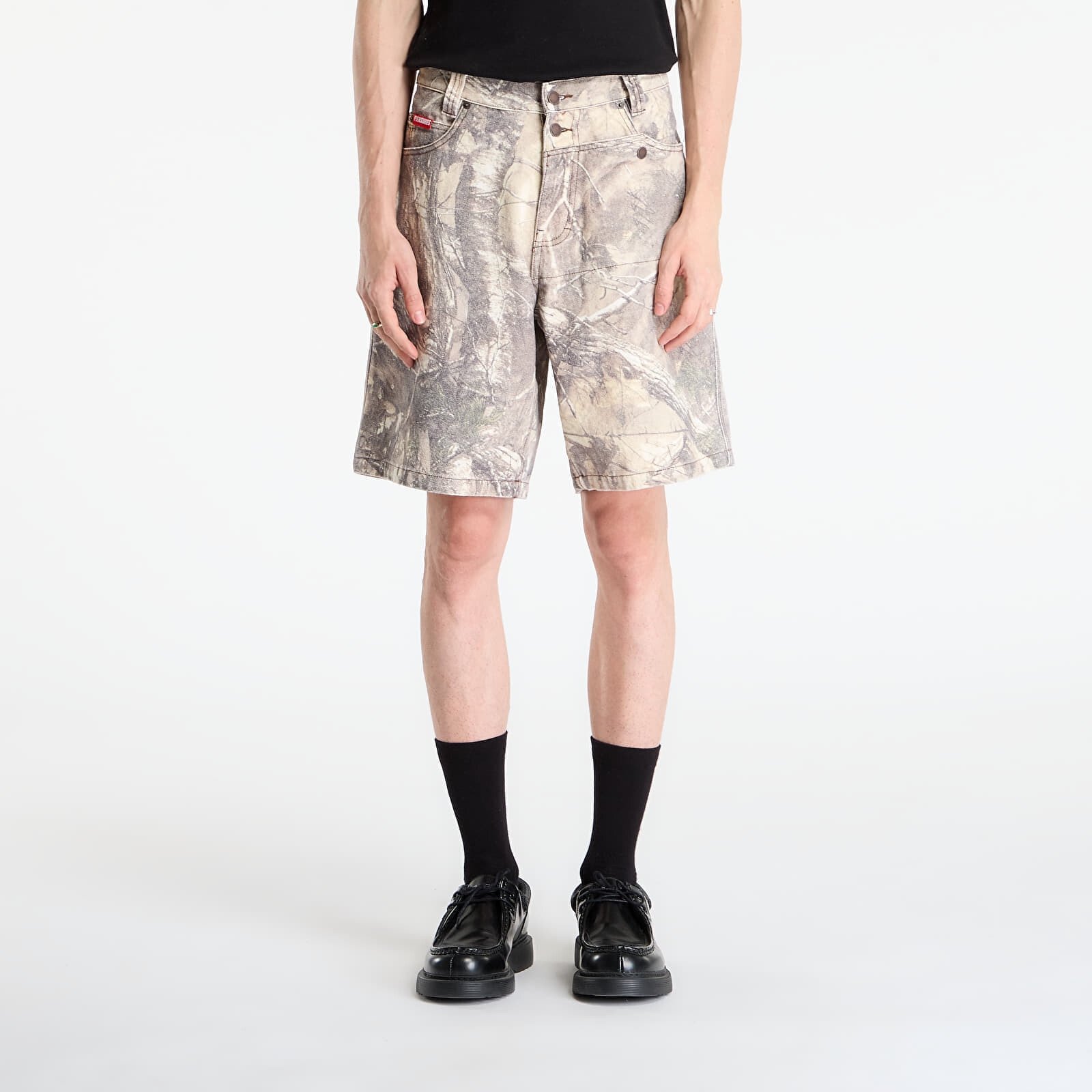 Šortky PLEASURES Hunt Canvas Jorts Sand Camo L