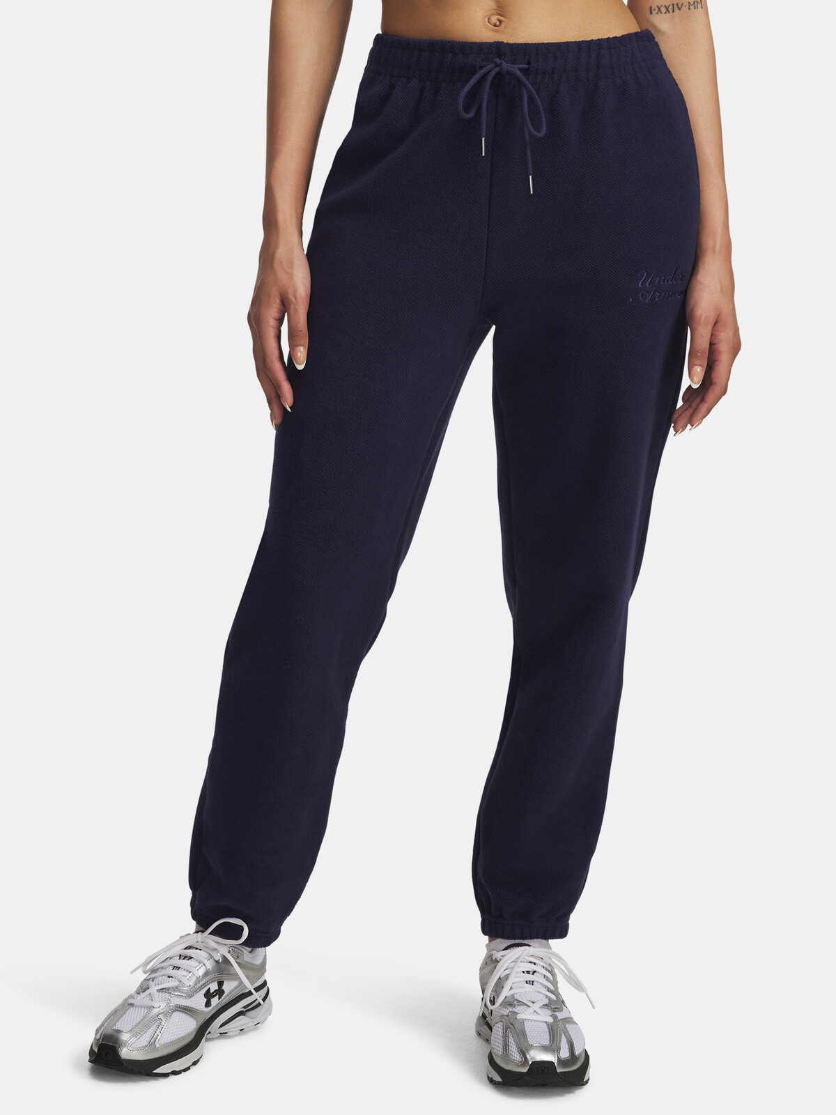 Under Armour Icon Terry Varsity Jogger-BLU Women's Sweatpants - Women's