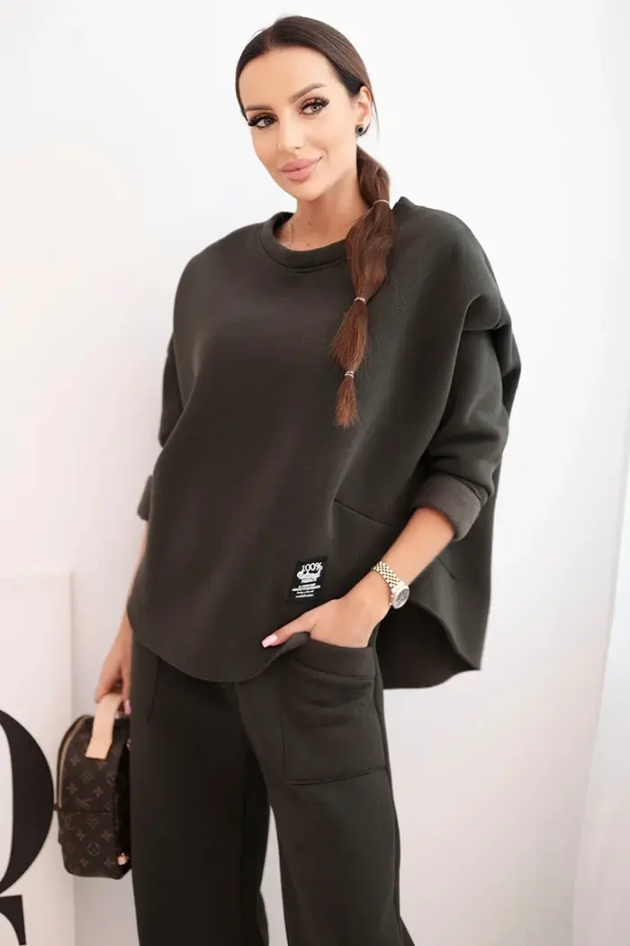 Dámska tepláková súprava Kesi khaki