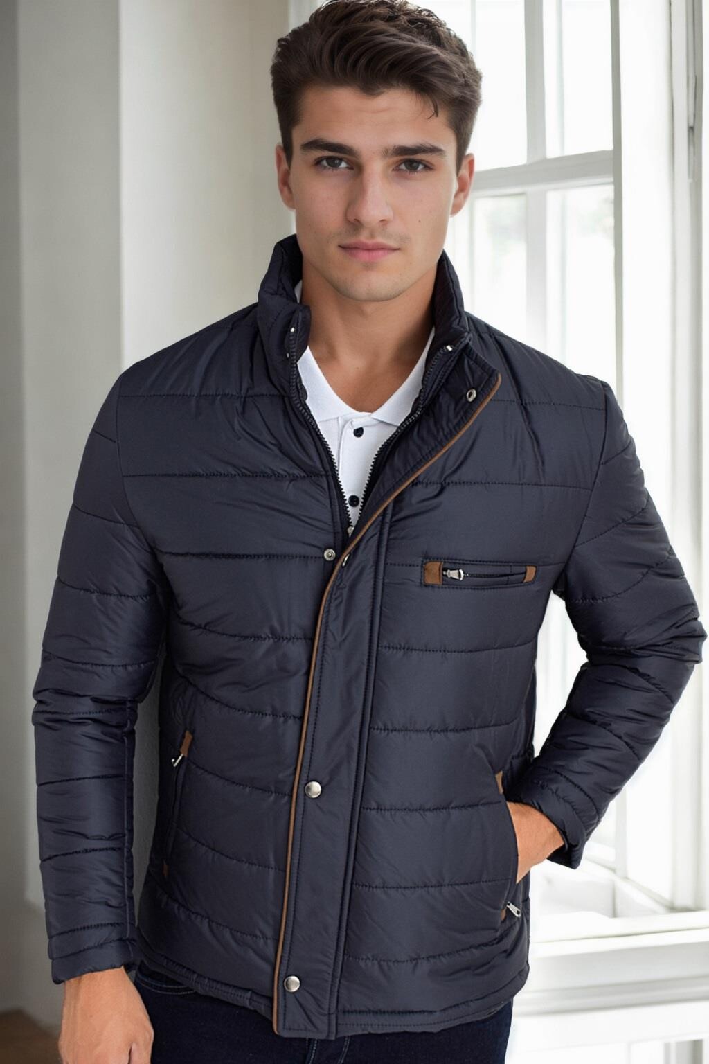 M9625 DEWBERRY MEN'S JACKET-NAVY BLUE