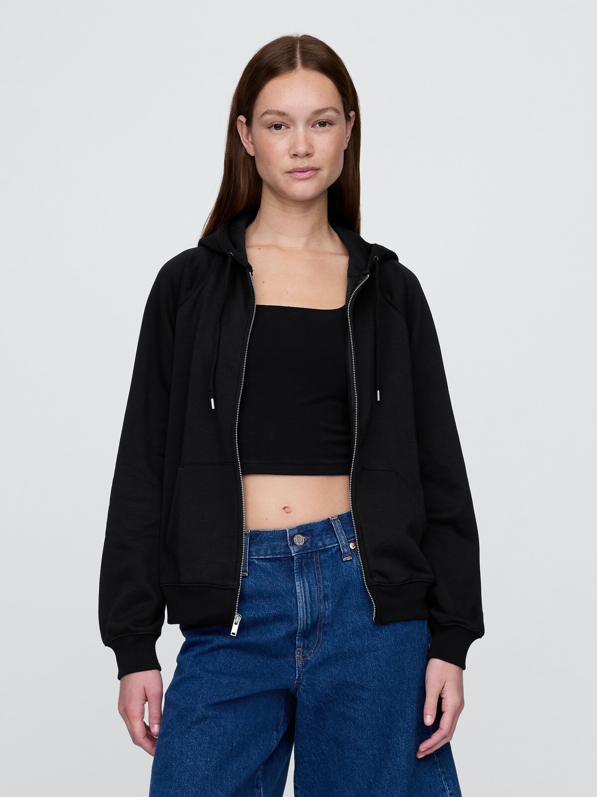 GAP Zipper Sweatshirt Vintage Soft - Ladies