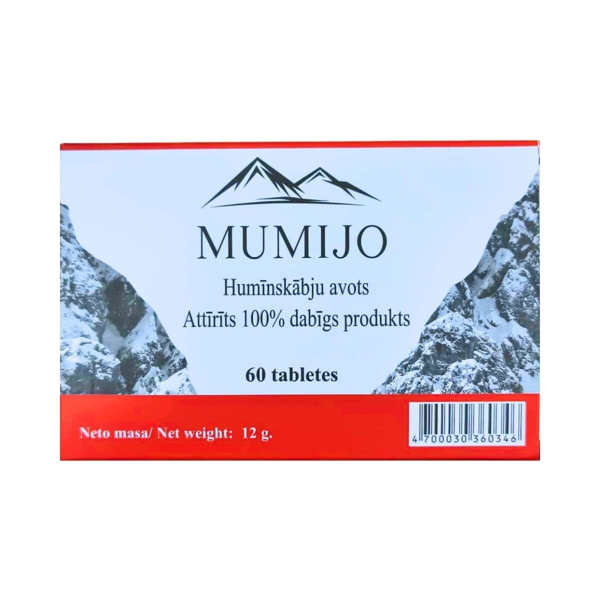 Altajské mumio Shilajit - 60 tabliet - BIOVIT LLC