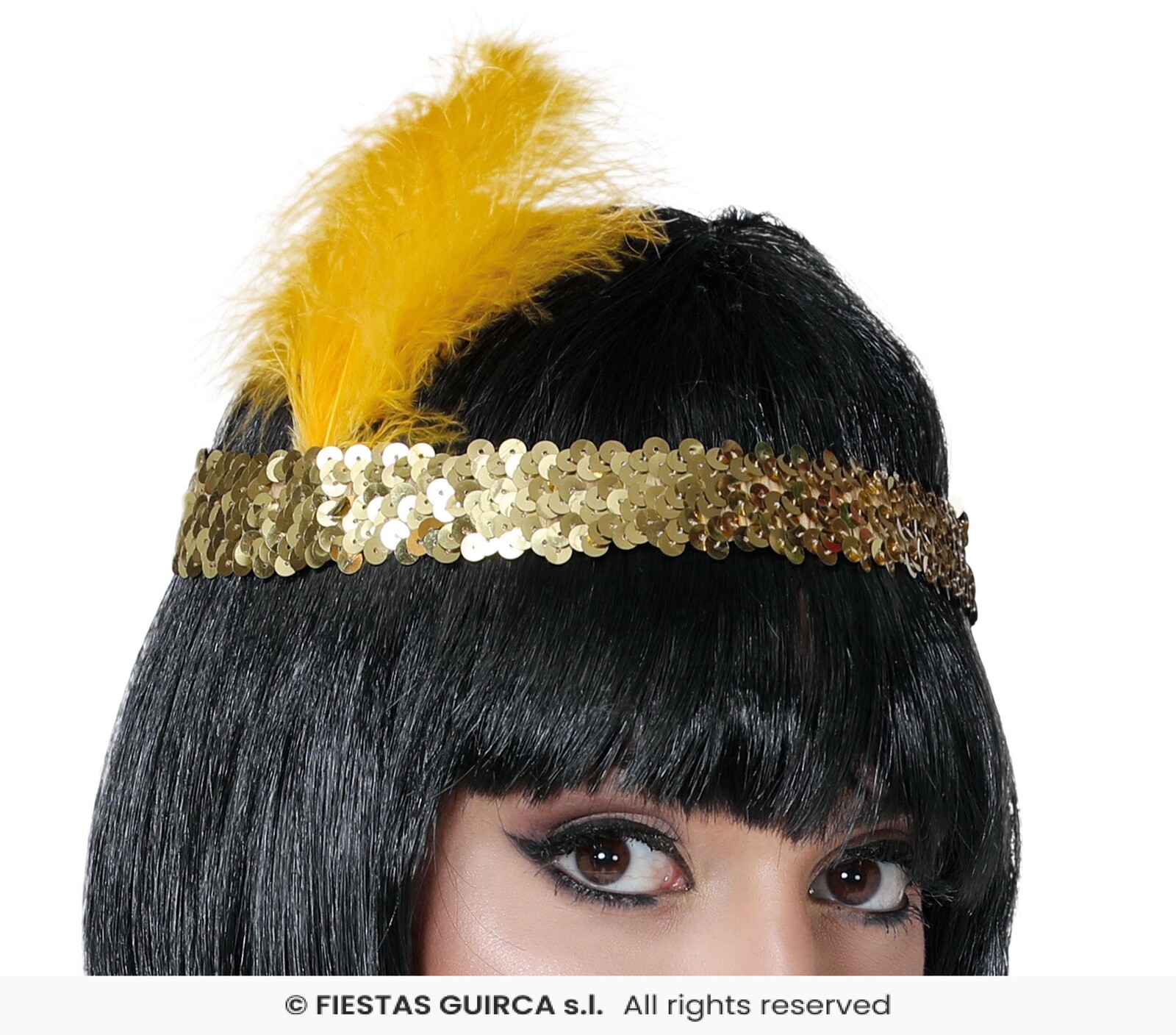 Guirca Čelenka Charleston Farba: Žltá