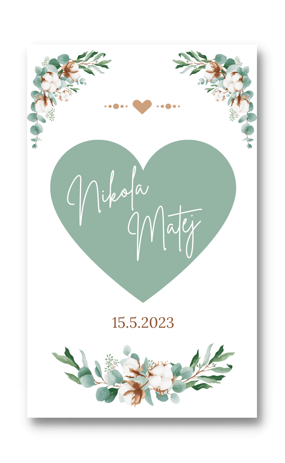 Personal Etiketa na fľašu - Mint Folk Zvoľte množstvo: od 15 do 30 ks