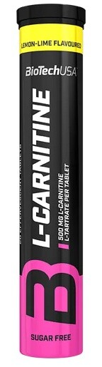 Biotechusa l-carnitine 500 mg 20 tabliet - citron /limetka