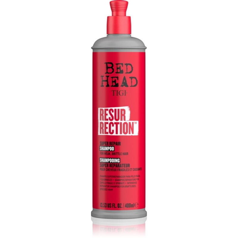 TIGI Repair System Resurrection Superrepair Shampoo ošetrujúci šampón pre slabé, namáhané vlasy 400 ml