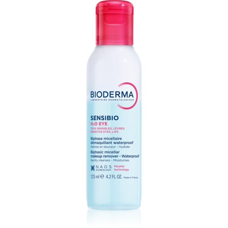 Bioderma Sensibio H2O eye dvojfázová micelárna voda pre oči a pery 125 ml