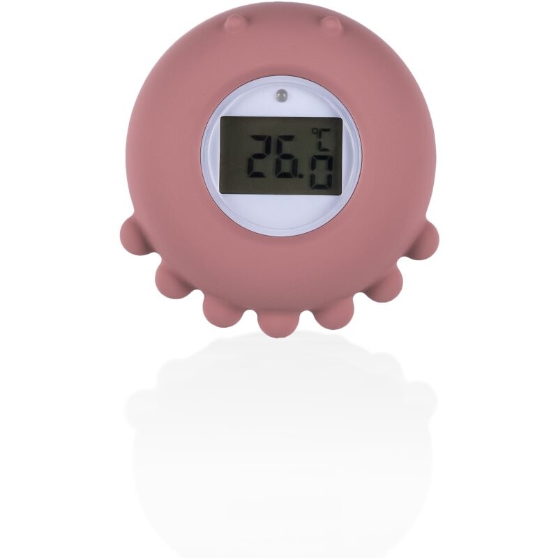 Zopa Silicone Digital Thermometer 2in1 digitálny teplomer do vane Old Pink 1 ks