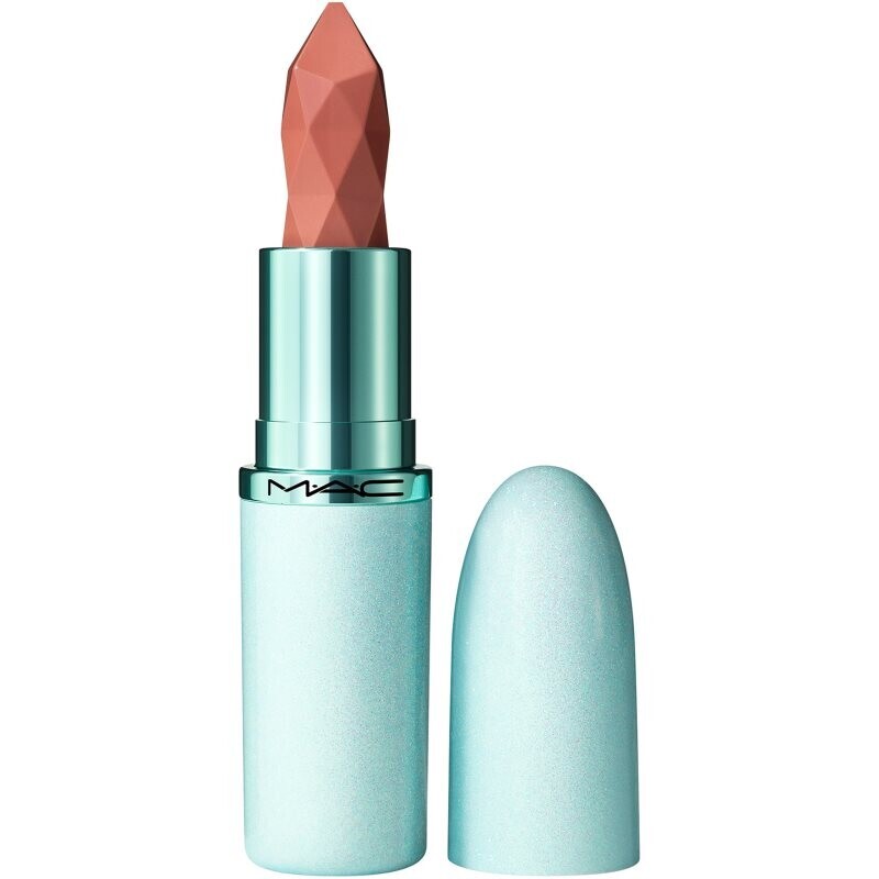 MAC Cosmetics Holiday MACximal Satin Lipstick krémový hydratačný rúž odtieň Future Beige 3.5 ml