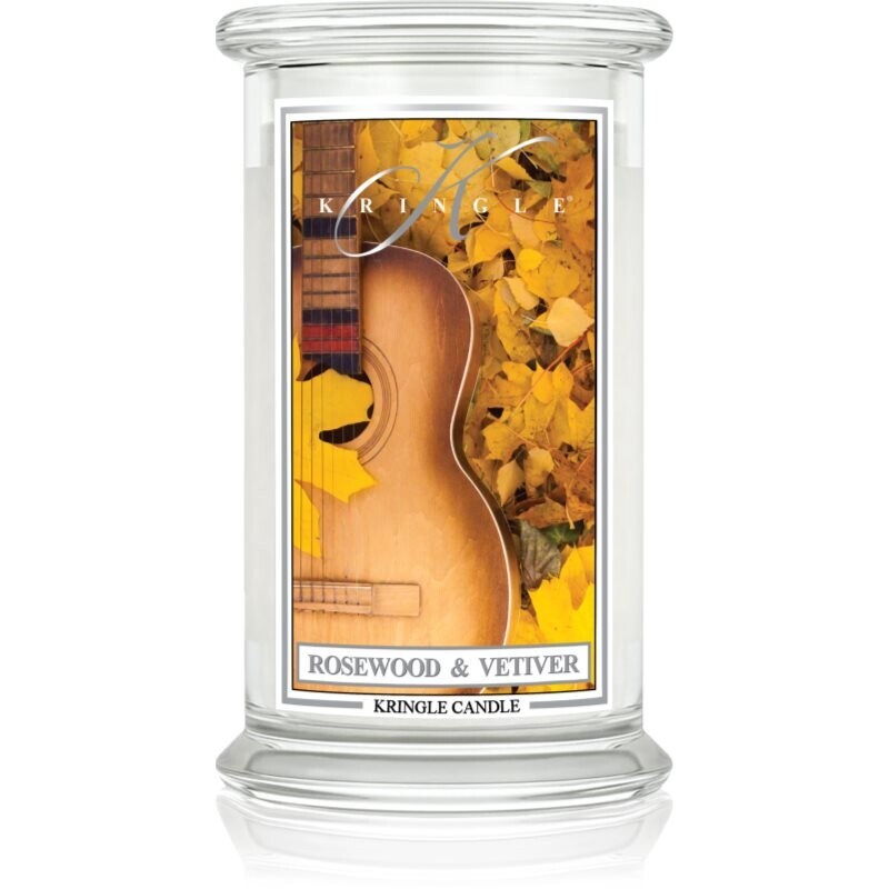 Kringle Candle Rosewood & Vetiver vonná sviečka 623 g