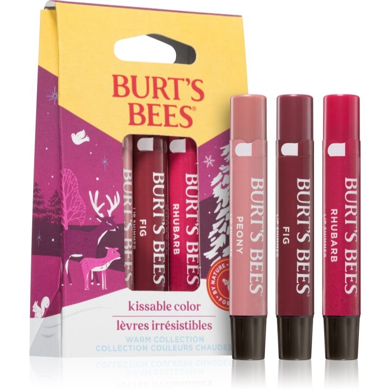 Burt’s Bees Festive Kissable Color sada leskov na pery