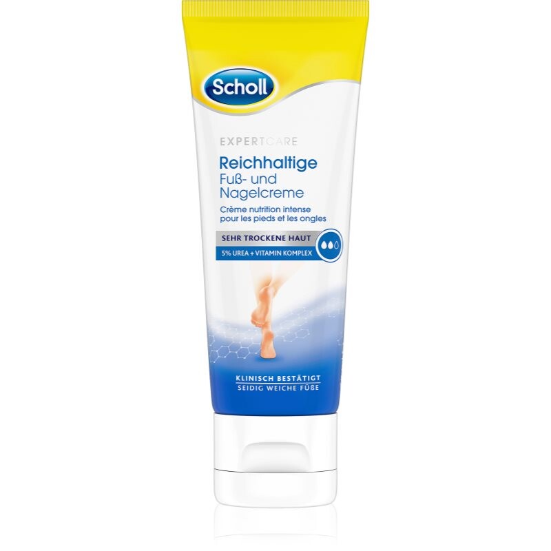 Scholl Foot Cream Very Dry Skin bohatý výživný krém na nohy 75 ml