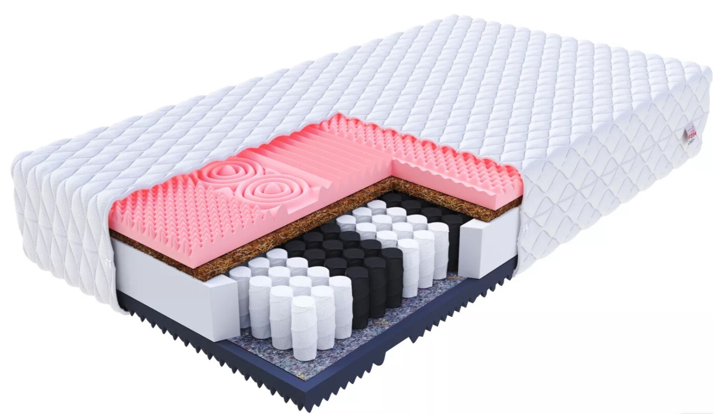 FDM Taštičkový matrac GINASO Premium  Jersey | 120 x 200 cm