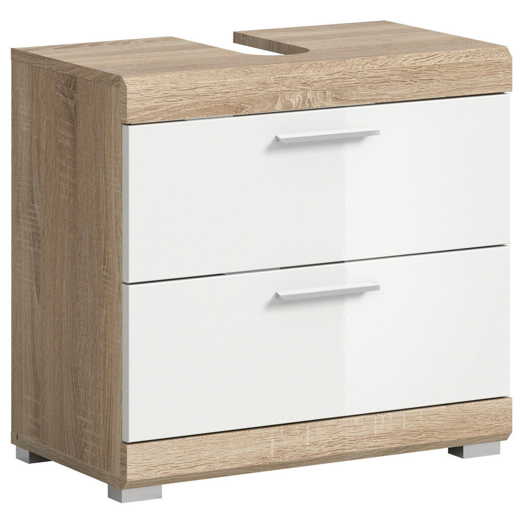 MID.YOU SKRINKA POD UMÝVADLO, biela s vysokým leskom, 60/56/37 cm