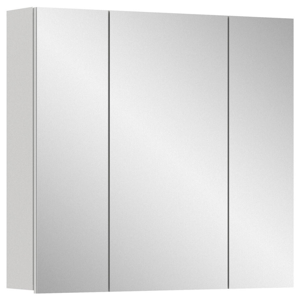 MID.YOU ZRKADLOVÁ SKRINKA, biela s vysokým leskom, biela, 82/77/18 cm