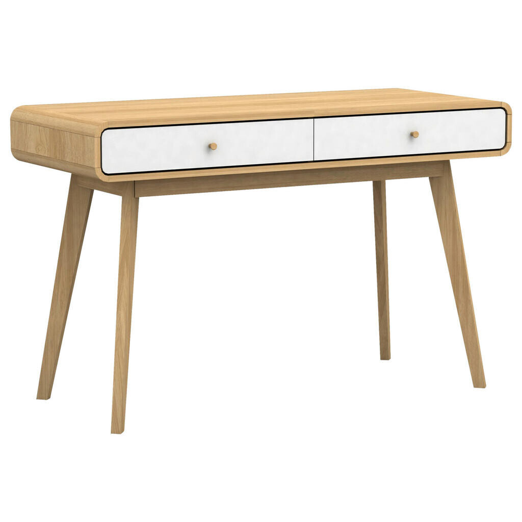 MID.YOU PÍSACÍ STÔL, biela, farba duba, 120/79/50 cm