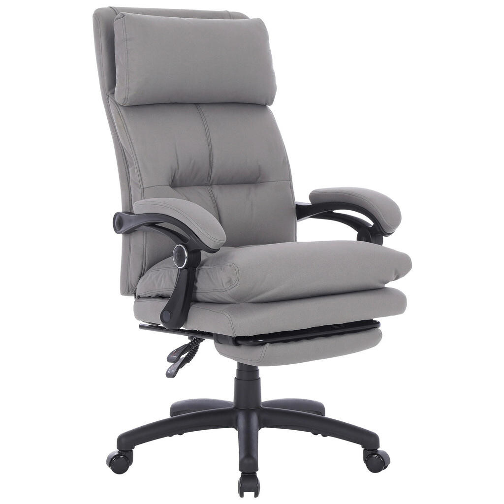 MID.YOU KANCELÁRSKE KRESLO, mikrovlákno, sivá