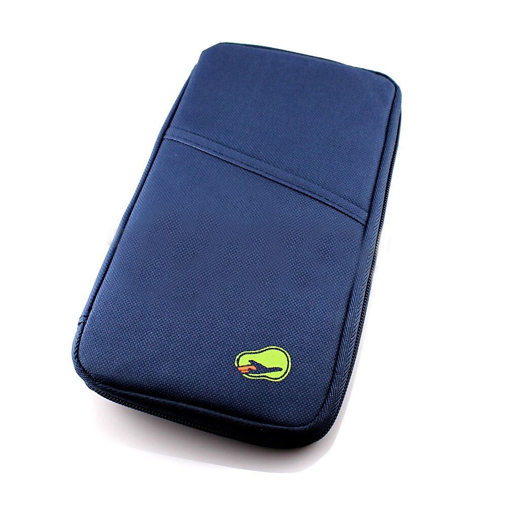 Cestovný organizér na doklady - tmavo modrý