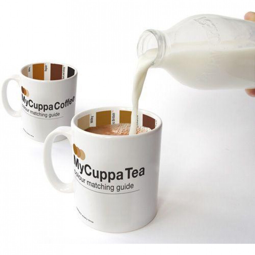 Hrnček so vzorkovníkom Čaj - biely