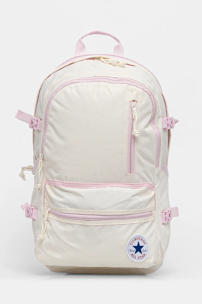 Ruksak Converse béžová farba, veľký, jednofarebný, MA5672