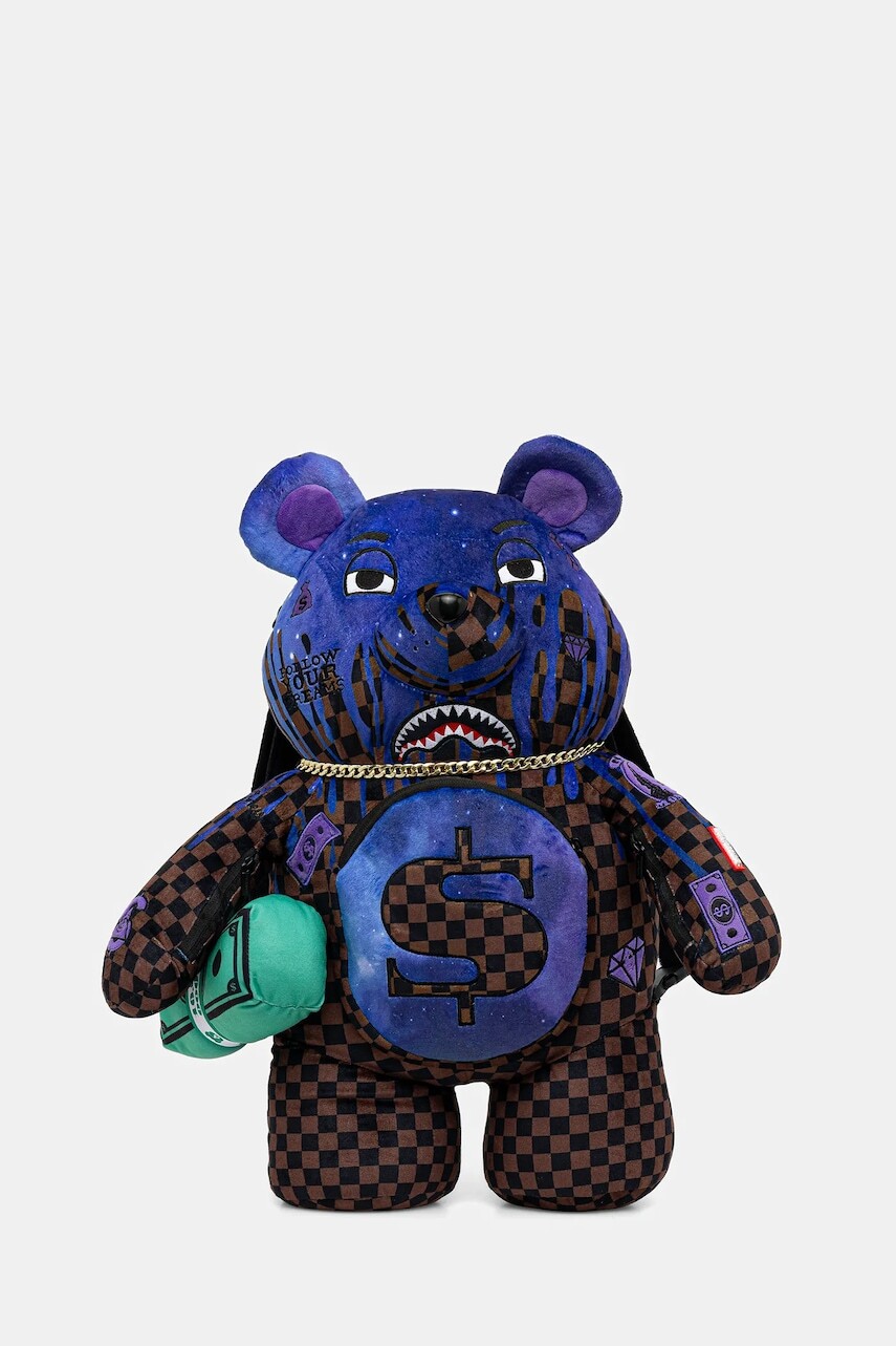 Ruksak Sprayground hnedá farba, malý, vzorovaný, 910B8044NSZ