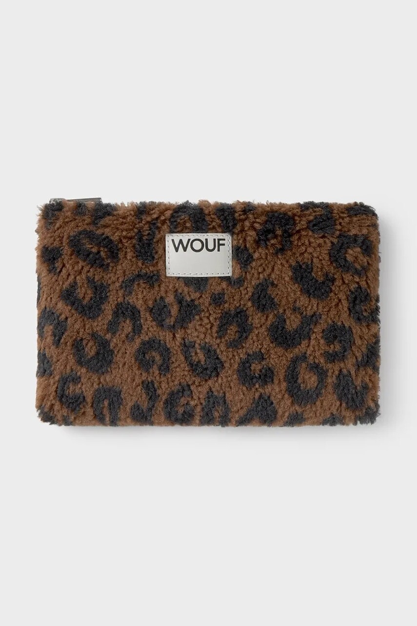Kozmetická taška WOUF Simona 21 x 14 x 2 cm hnedá farba