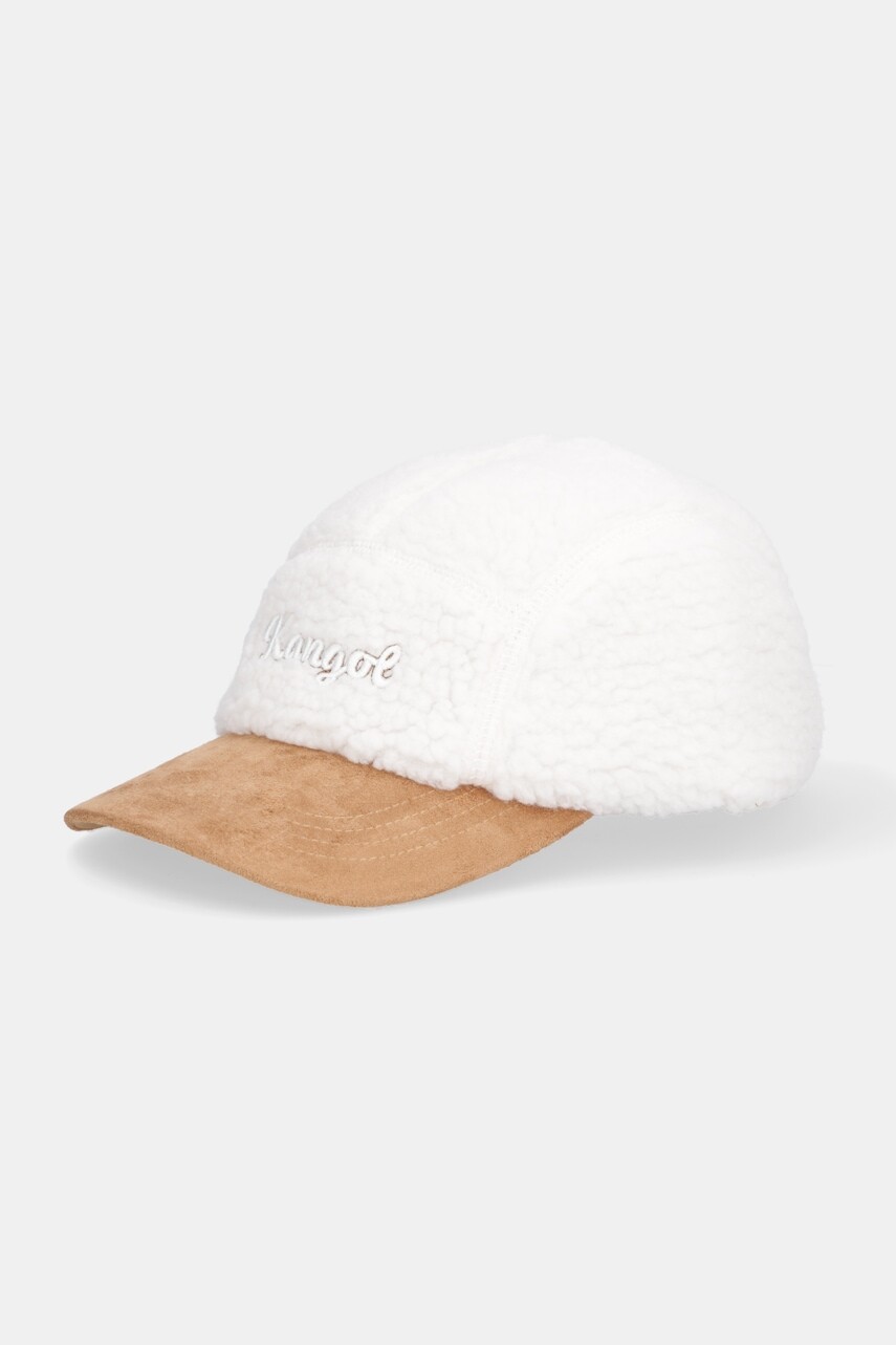 Šiltovka Kangol FAUX SHERPA 5-PANEL béžová farba, K5466.NT159