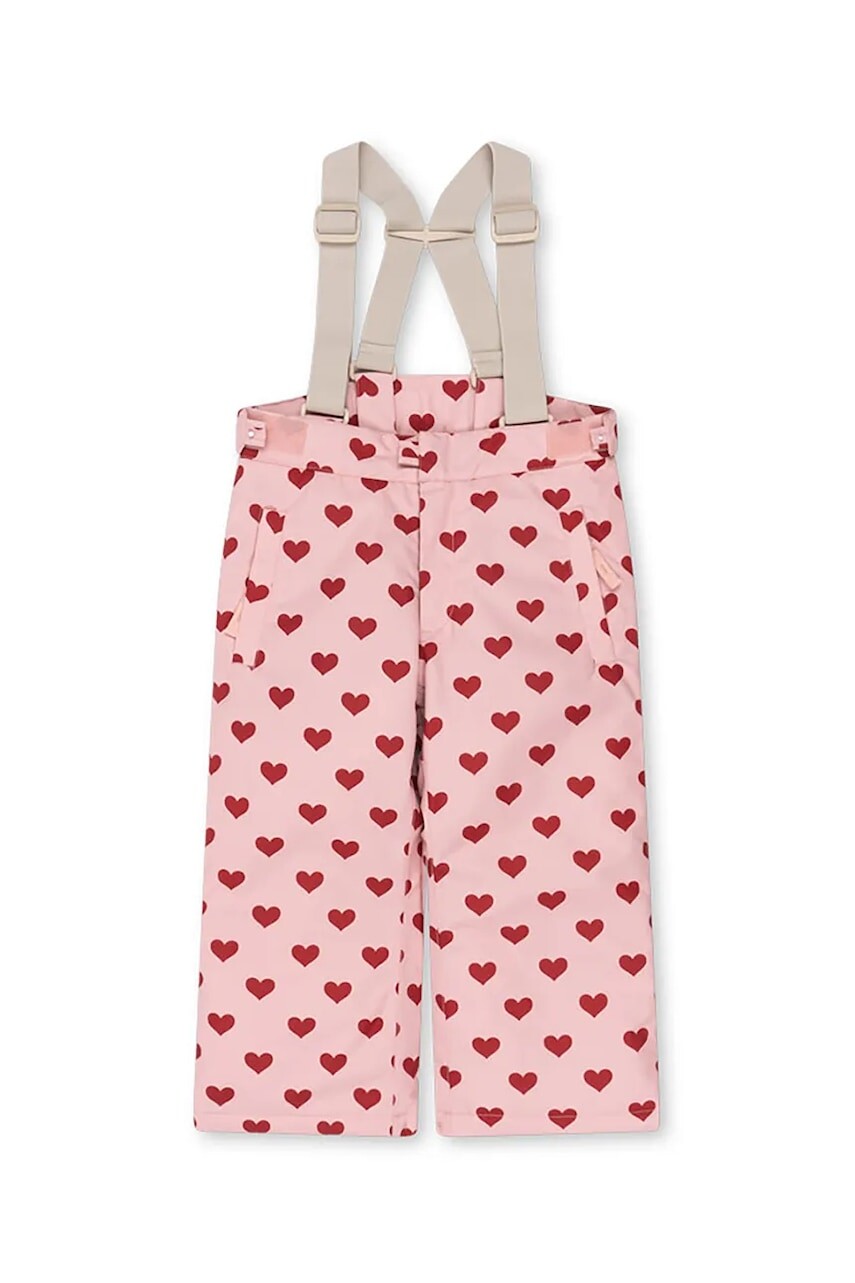 Nohavice Konges Sløjd MISMOU SNOW PANTS ružová farba, KS103514