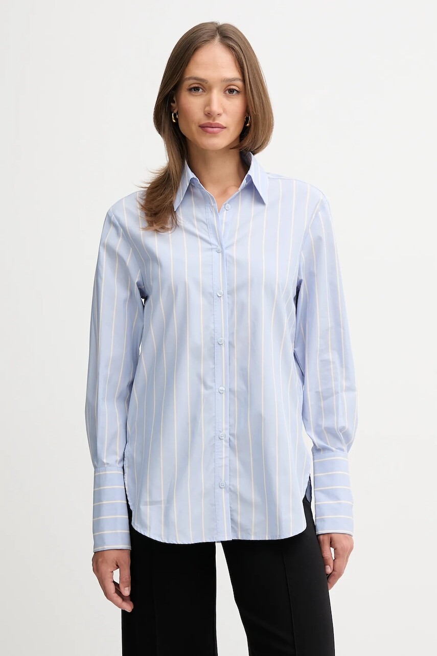 Košeľa Pedro del Hierro modrá farba, regular, s klasickým golierom, 6632938