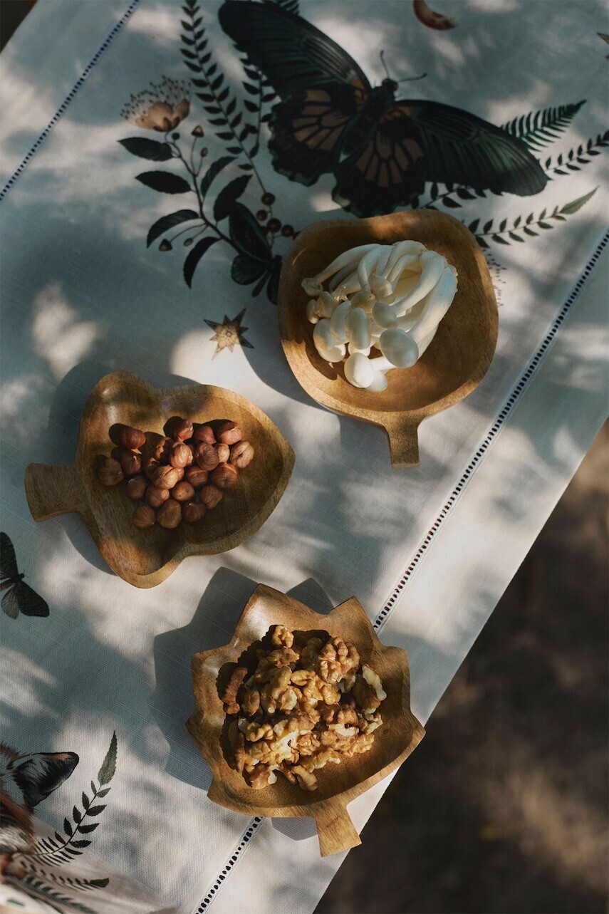 Servírovací podnos Medicine 3-pak hnedá farba