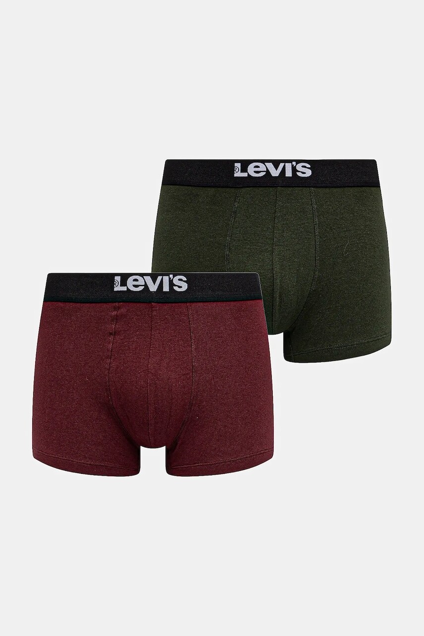 Boxerky Levi's 2-pak zelená farba, 37149-1224
