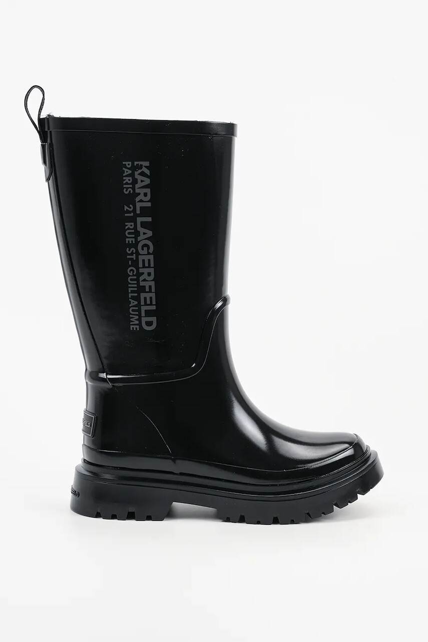 Gumáky Karl Lagerfeld K/TORRENT čierna farba, KL47180S