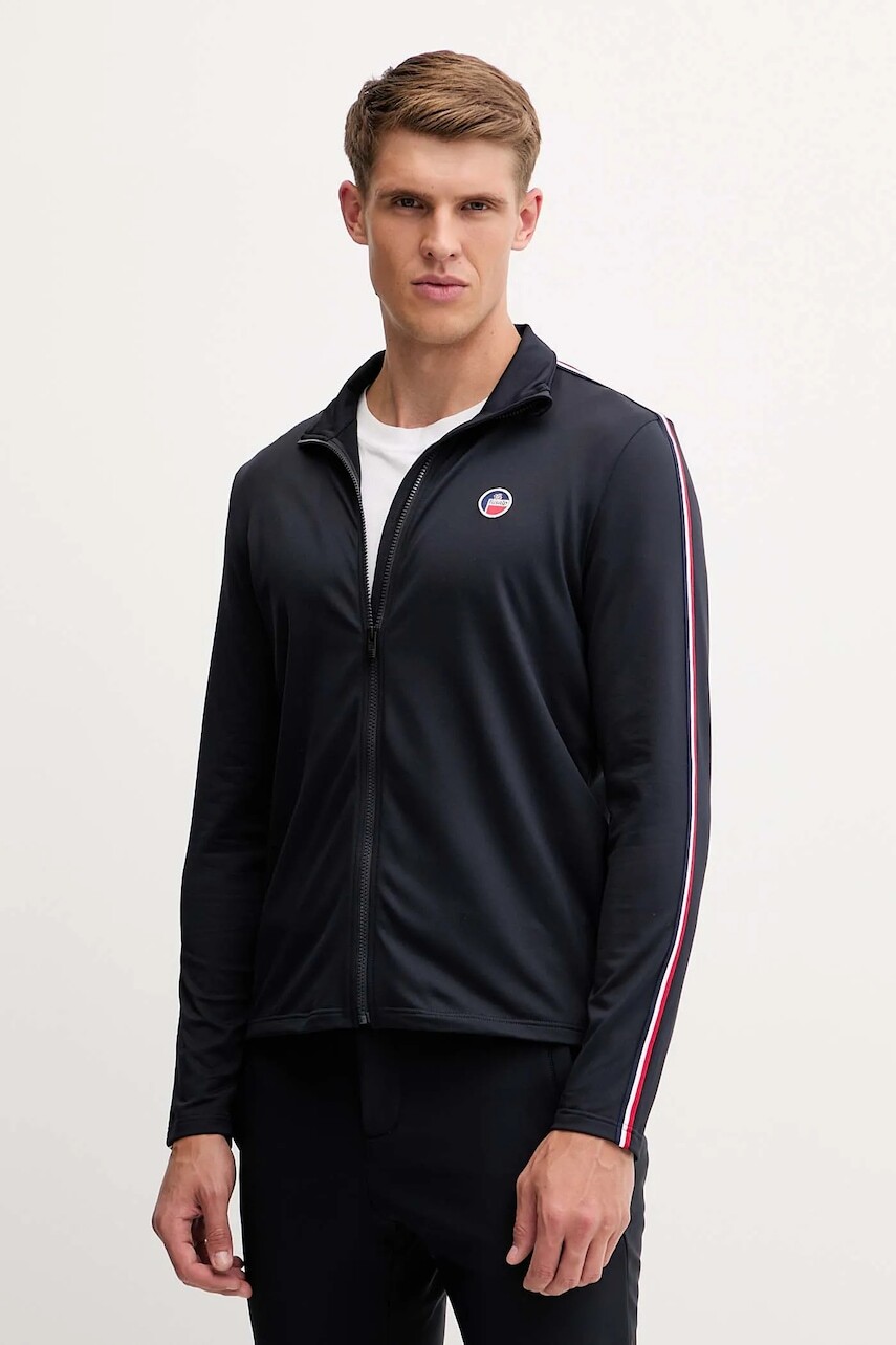 Mikina Fusalp Mariozip tmavomodrá farba, s nášivkou, I2131