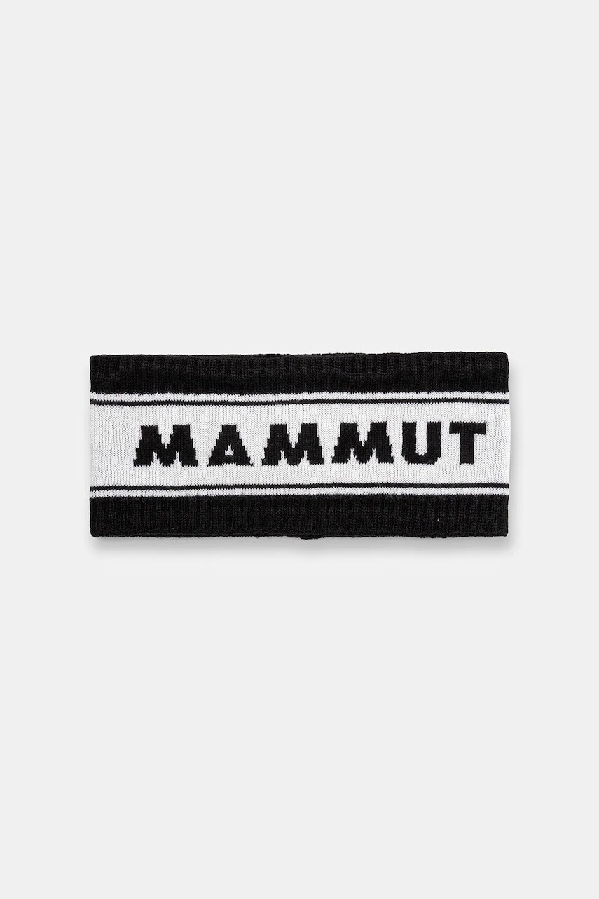 Čelenka s prímesou vlny Mammut Peaks čierna farba, 1191.01441