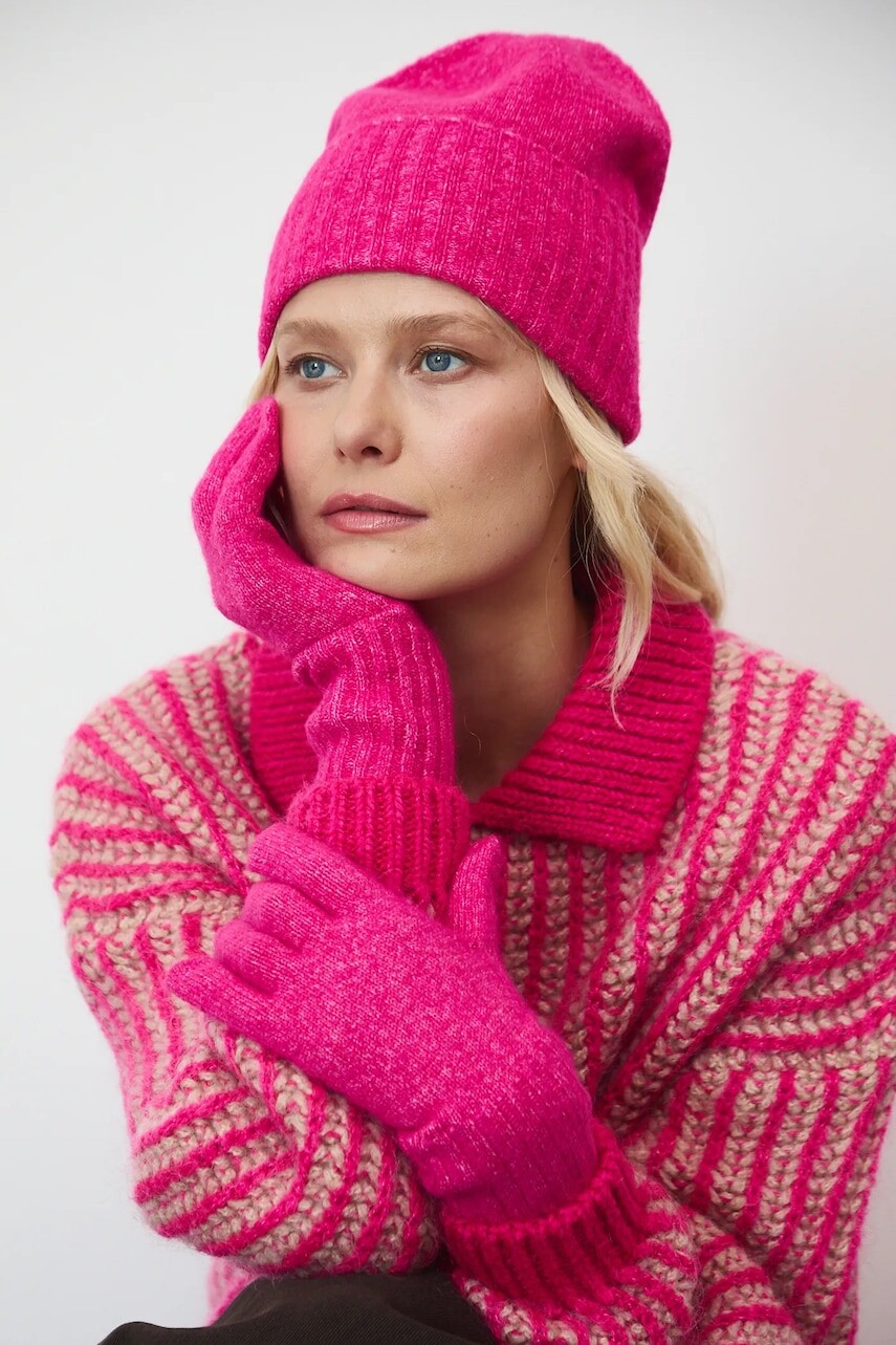 Rukavice Medicine ružová farba