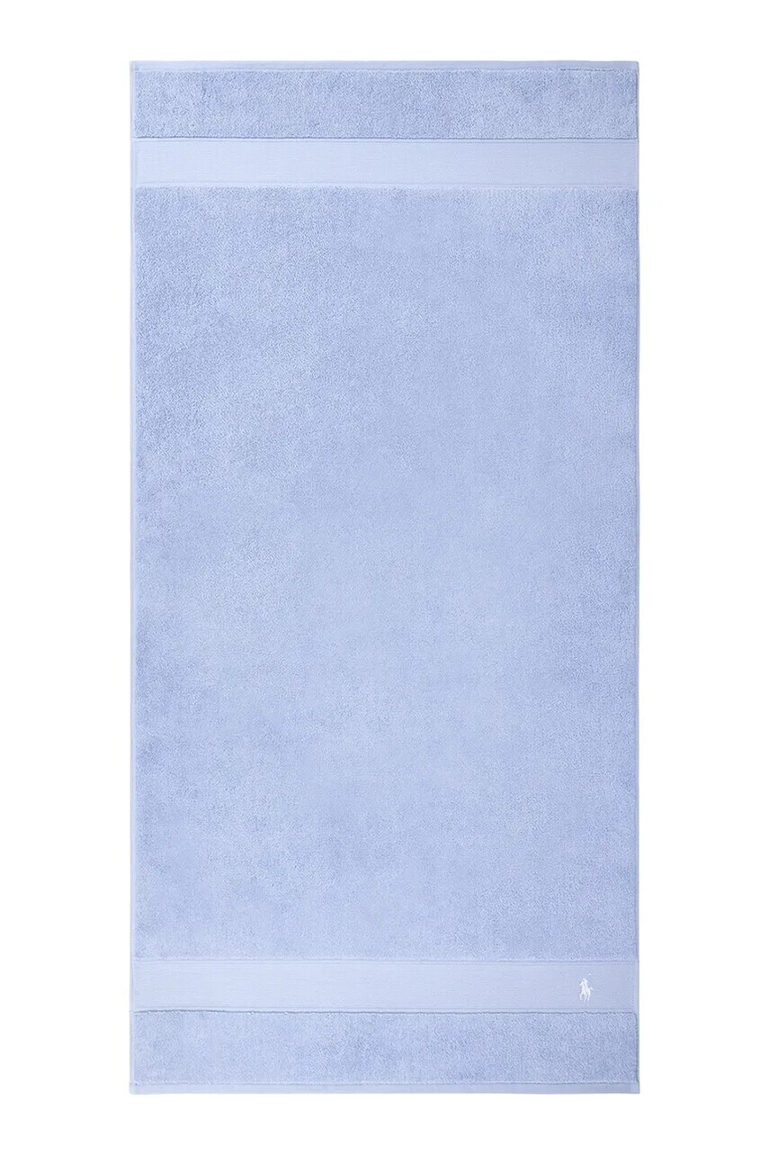 Stredný bavlnený uterák Ralph Lauren POLOPLAY BlueOff 70 x 140 cm modrá farba