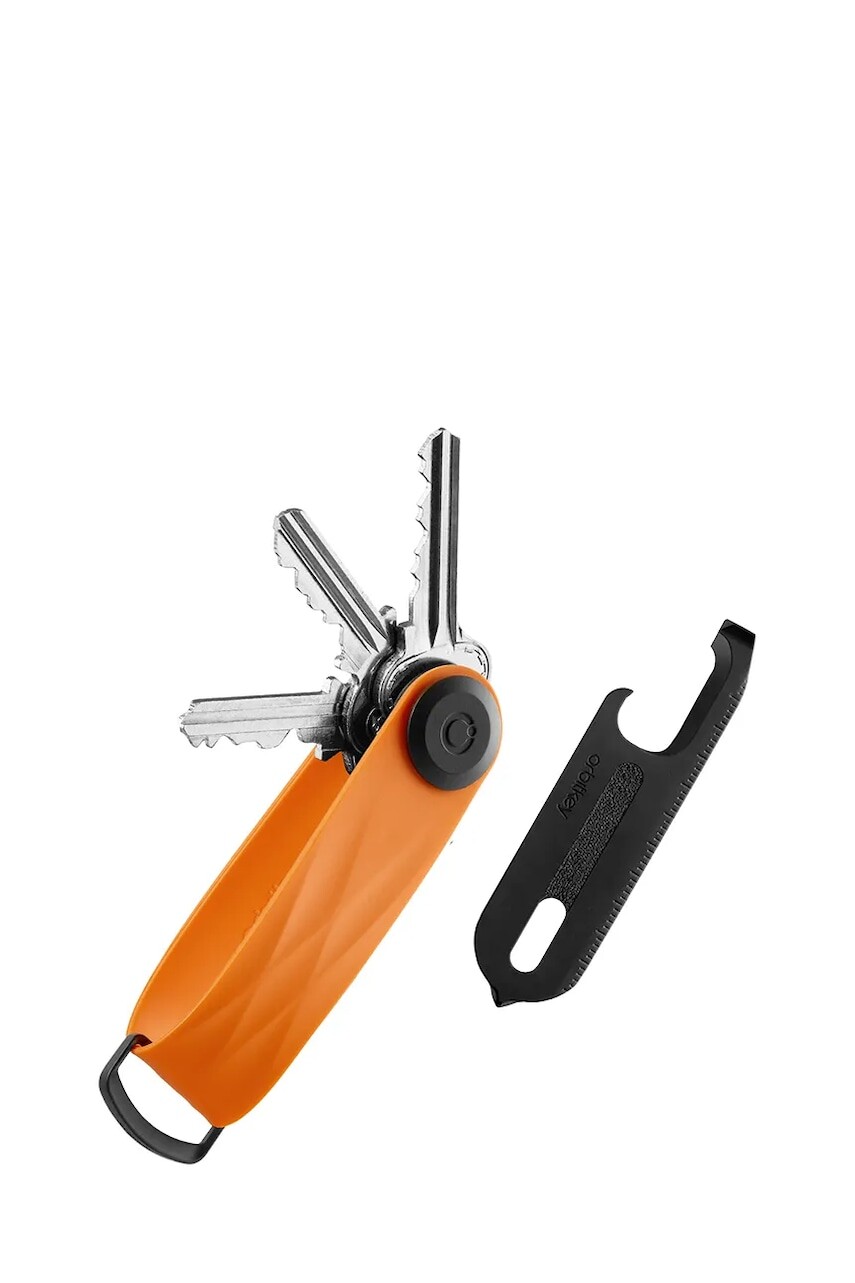 Darčeková sada: organizér na kľúče a multifunkčný nástroj Orbitkey Active oranžová farba