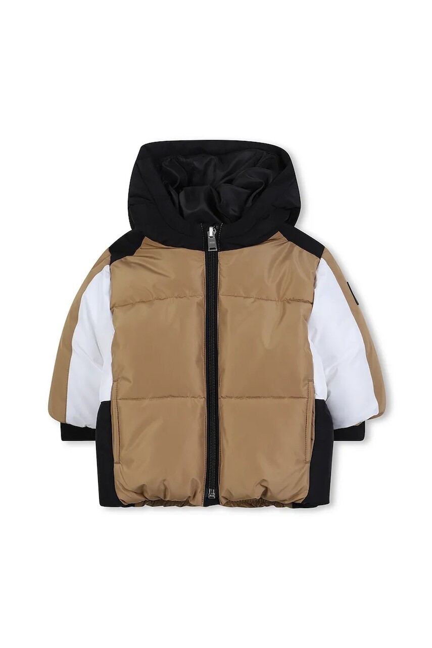 Bunda BOSS hnedá farba, J52477