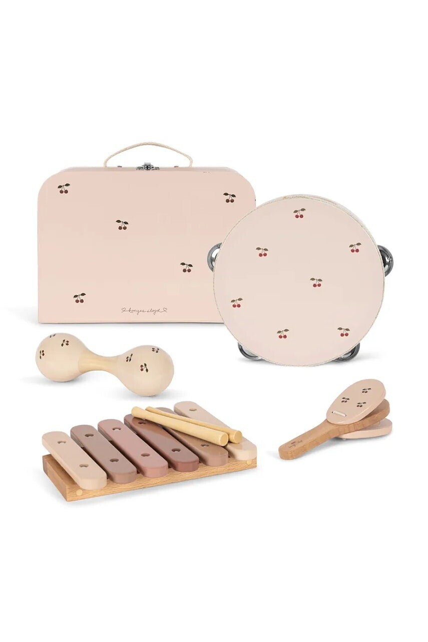 Detská hračka Konges Sløjd MUSIC SET CHERRY GLOSSY FSC KS104061