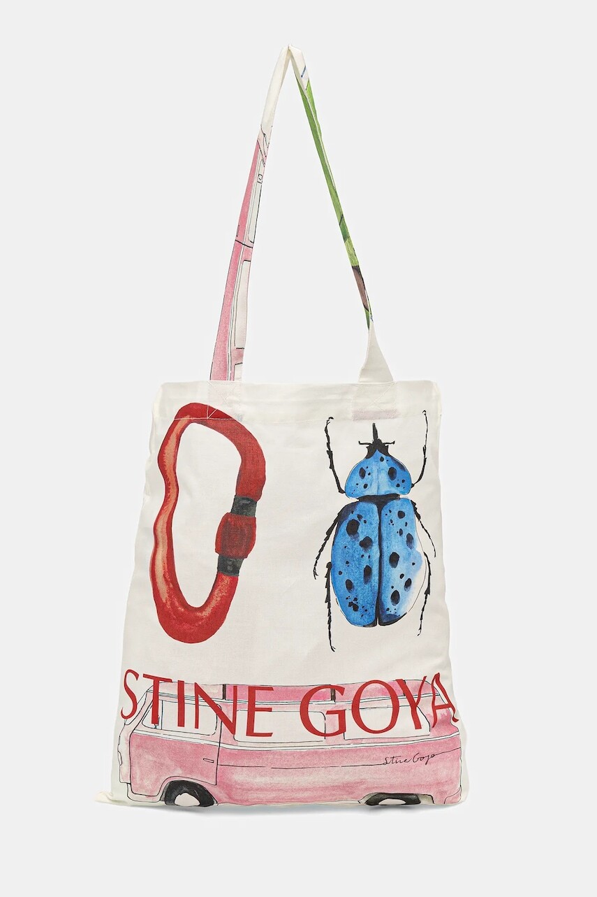 Bavlnená taška Stine Goya biela farba, SG-AW25-A016-2285