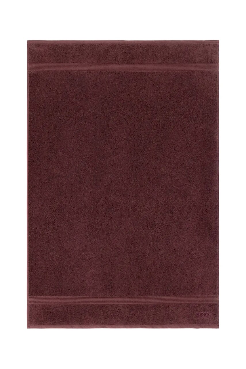 Bavlnený uterák BOSS LOFT Brownie 100 x 150 cm bordová farba