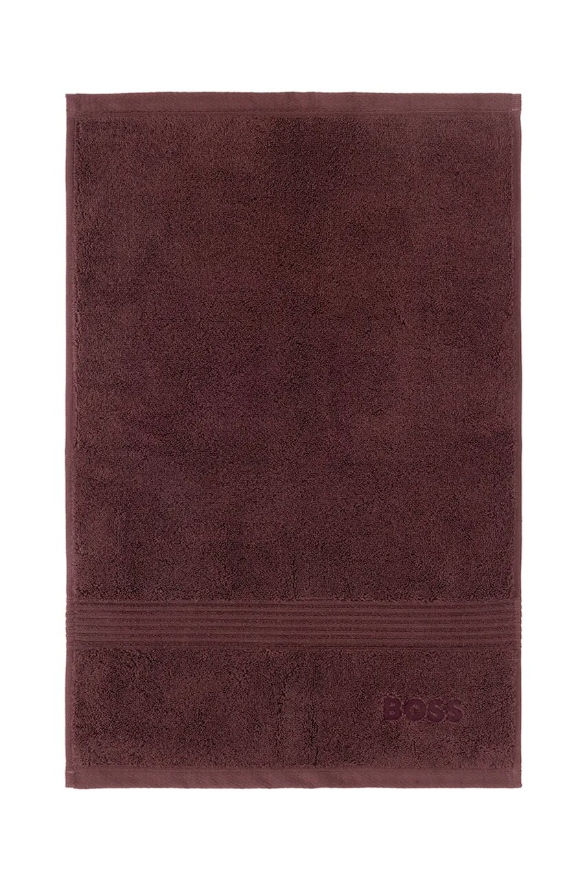 Bavlnený uterák BOSS LOFT Brownie 40 x 60 cm bordová farba