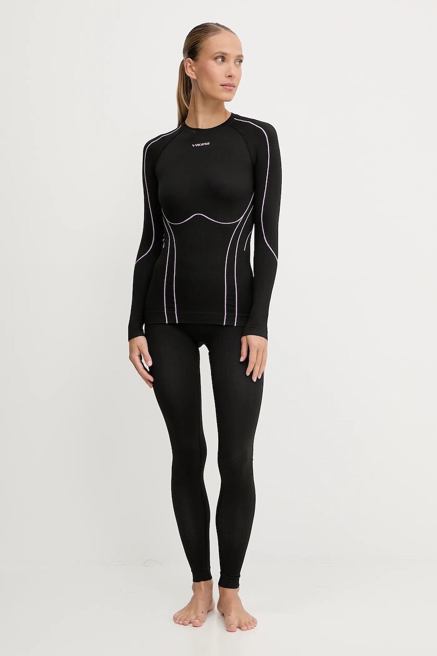 Sada funkčného prádla Viking Etna 2.0 čierna farba, 500/27/6133