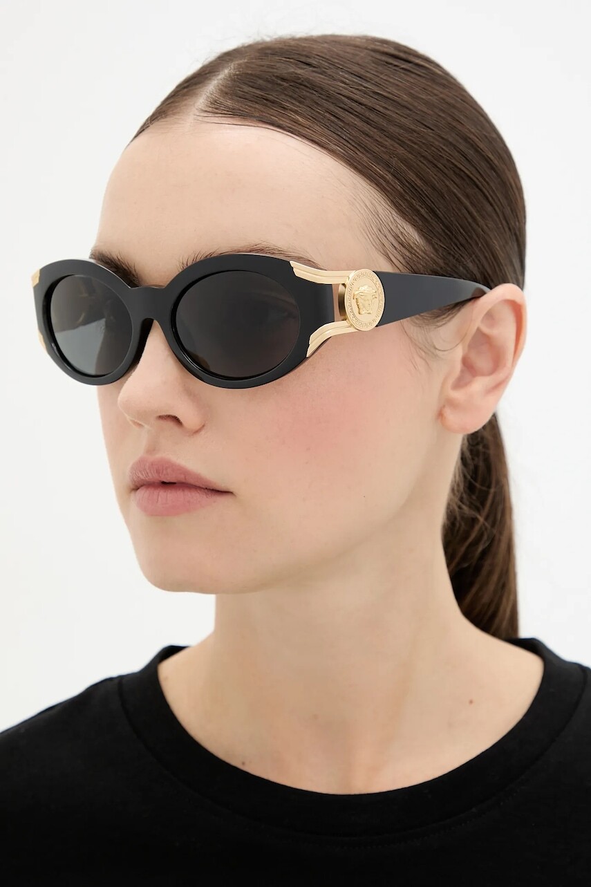 Slnečné okuliare Versace čierna farba, 0VE4503U
