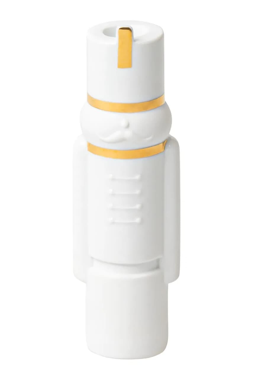 Dekoračný svietnik Raeder 5,5 x 4 x 18 cm biela farba